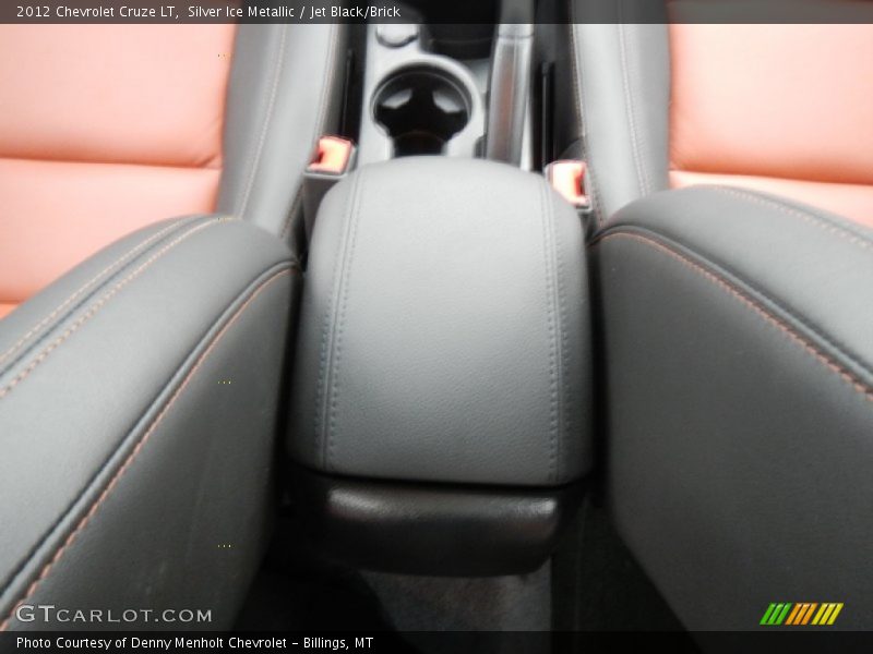 Silver Ice Metallic / Jet Black/Brick 2012 Chevrolet Cruze LT