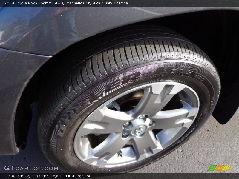 Magnetic Gray Mica / Dark Charcoal 2009 Toyota RAV4 Sport V6 4WD