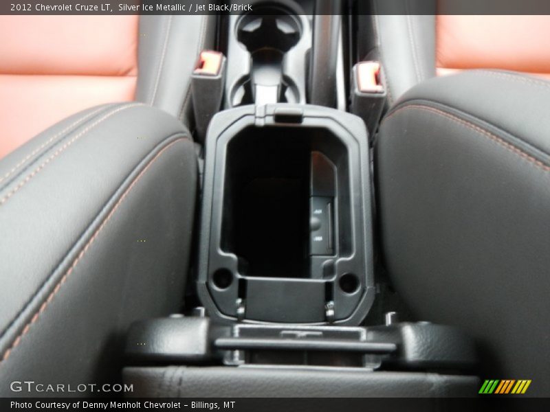 Silver Ice Metallic / Jet Black/Brick 2012 Chevrolet Cruze LT