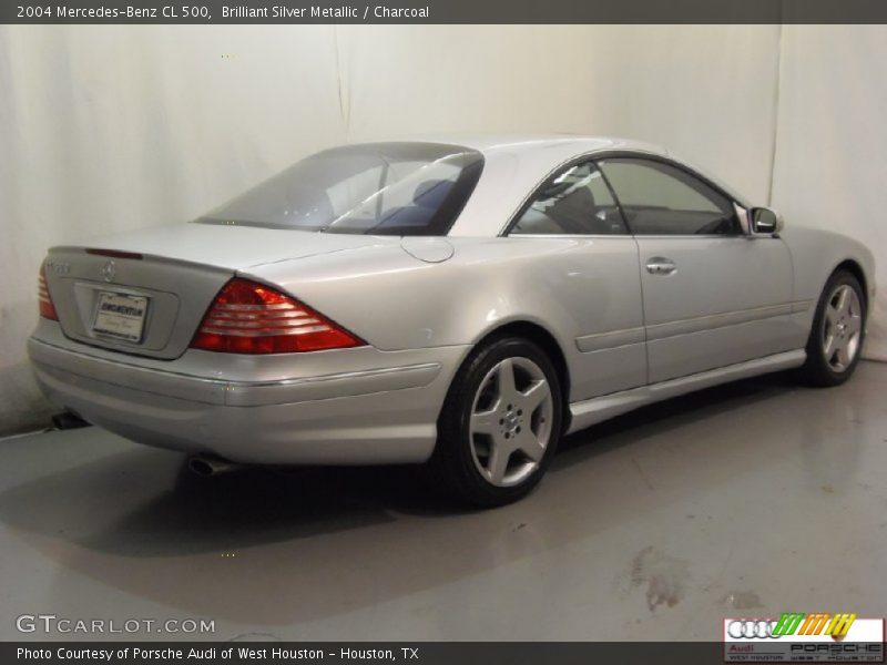 Brilliant Silver Metallic / Charcoal 2004 Mercedes-Benz CL 500