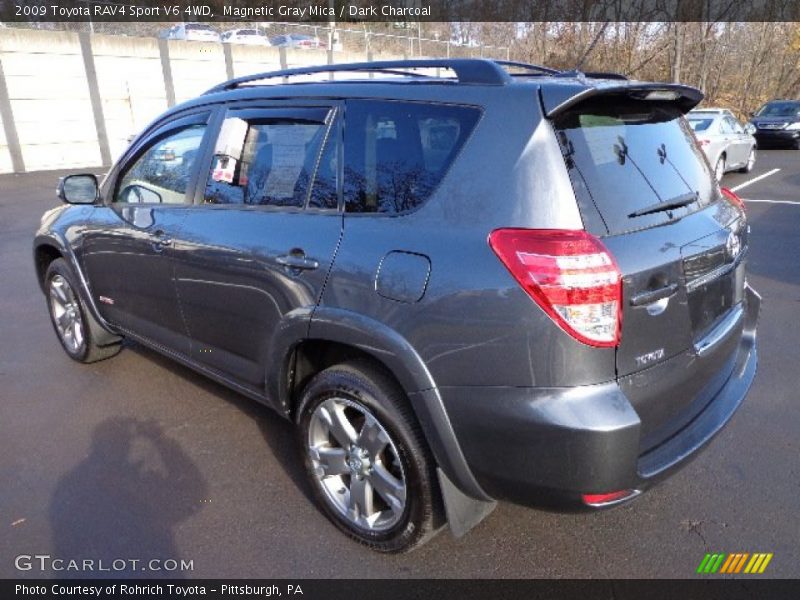 Magnetic Gray Mica / Dark Charcoal 2009 Toyota RAV4 Sport V6 4WD