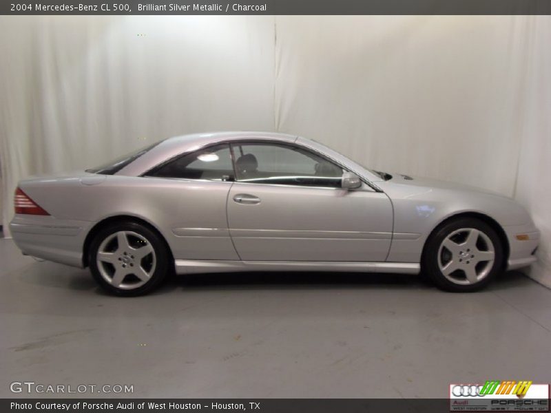 Brilliant Silver Metallic / Charcoal 2004 Mercedes-Benz CL 500