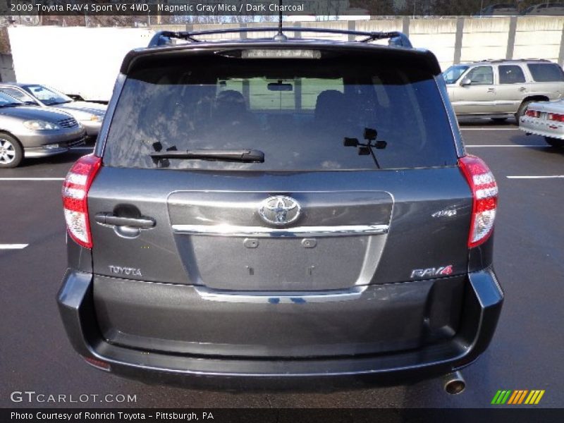 Magnetic Gray Mica / Dark Charcoal 2009 Toyota RAV4 Sport V6 4WD