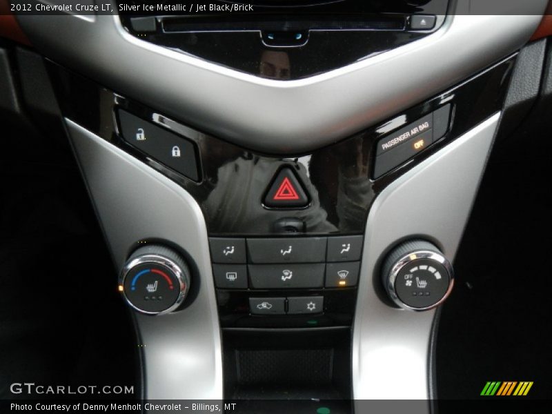 Silver Ice Metallic / Jet Black/Brick 2012 Chevrolet Cruze LT