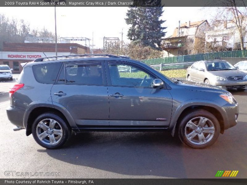 Magnetic Gray Mica / Dark Charcoal 2009 Toyota RAV4 Sport V6 4WD