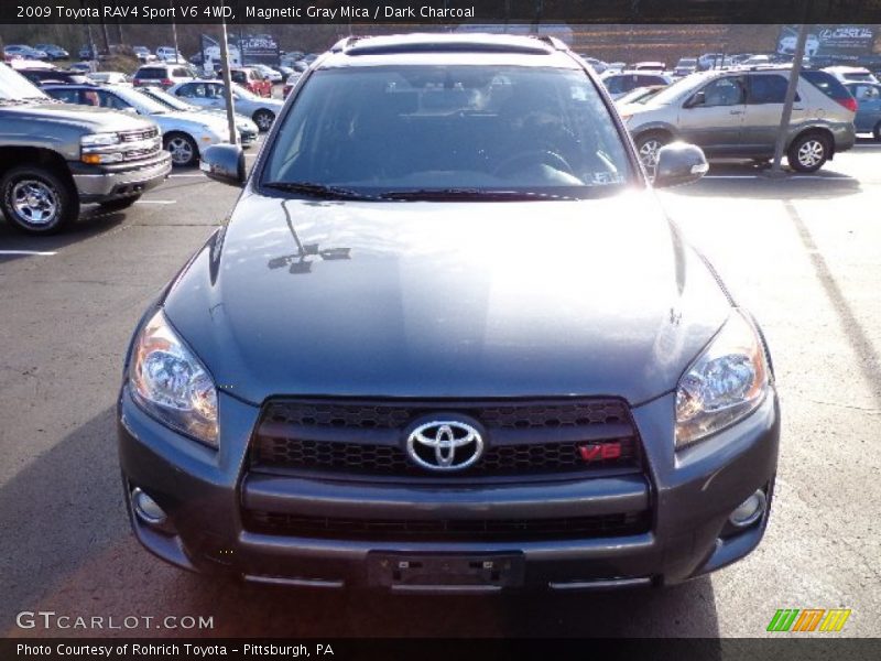 Magnetic Gray Mica / Dark Charcoal 2009 Toyota RAV4 Sport V6 4WD