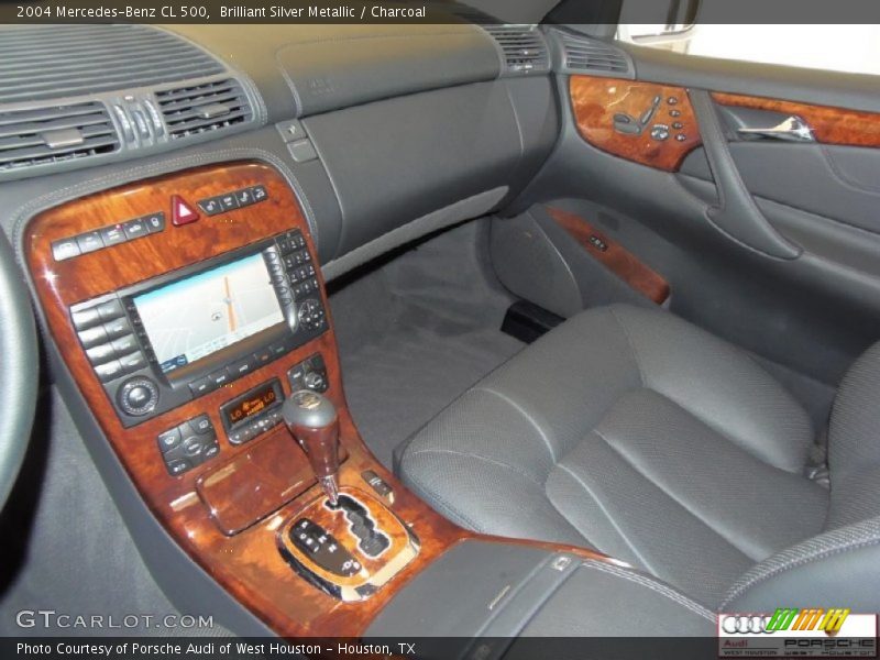 Brilliant Silver Metallic / Charcoal 2004 Mercedes-Benz CL 500