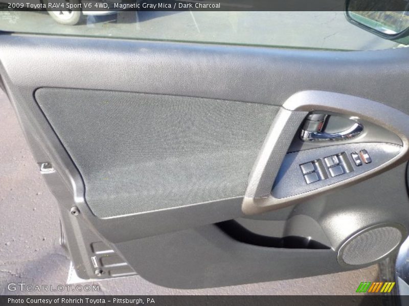 Magnetic Gray Mica / Dark Charcoal 2009 Toyota RAV4 Sport V6 4WD
