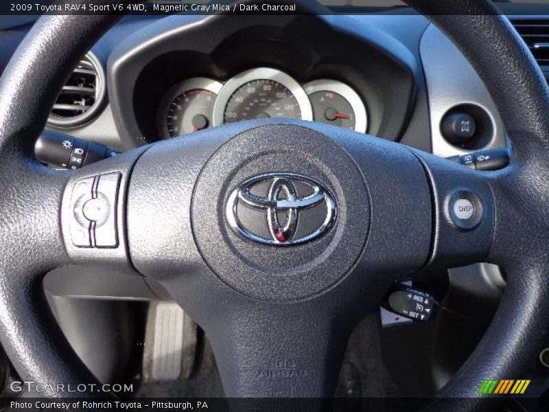 Magnetic Gray Mica / Dark Charcoal 2009 Toyota RAV4 Sport V6 4WD