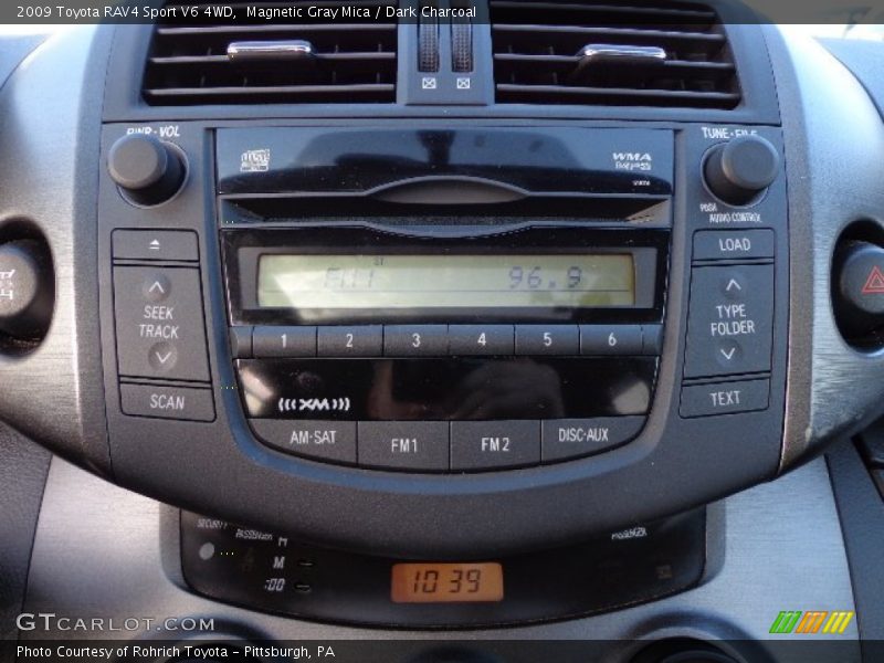 Magnetic Gray Mica / Dark Charcoal 2009 Toyota RAV4 Sport V6 4WD