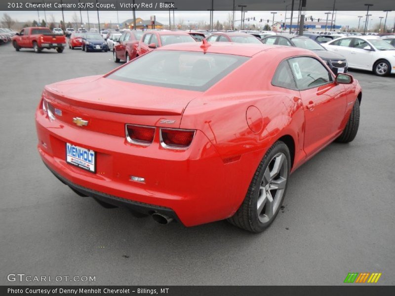 Victory Red / Black 2012 Chevrolet Camaro SS/RS Coupe