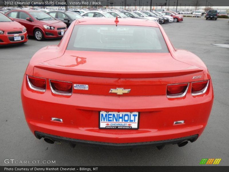 Victory Red / Black 2012 Chevrolet Camaro SS/RS Coupe