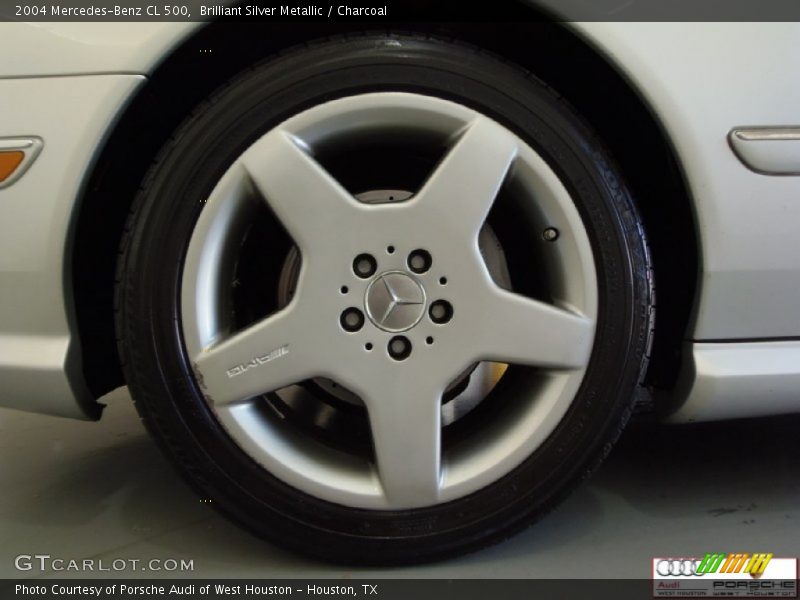 Brilliant Silver Metallic / Charcoal 2004 Mercedes-Benz CL 500