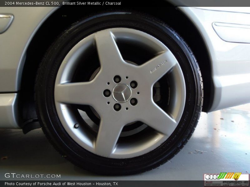 Brilliant Silver Metallic / Charcoal 2004 Mercedes-Benz CL 500