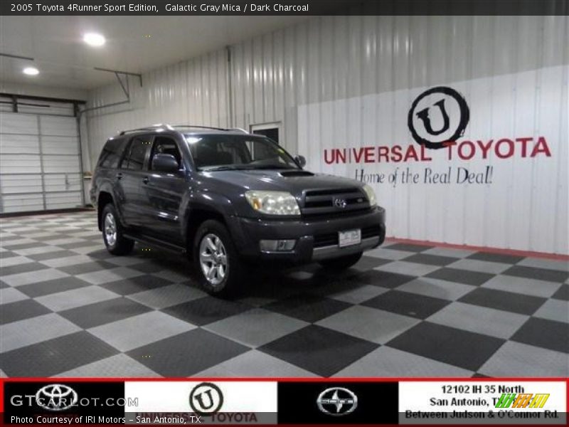 Galactic Gray Mica / Dark Charcoal 2005 Toyota 4Runner Sport Edition