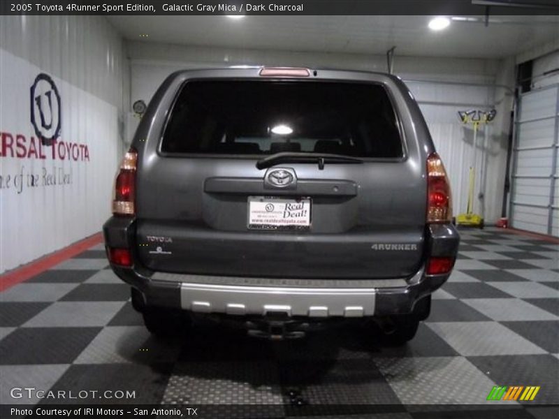 Galactic Gray Mica / Dark Charcoal 2005 Toyota 4Runner Sport Edition