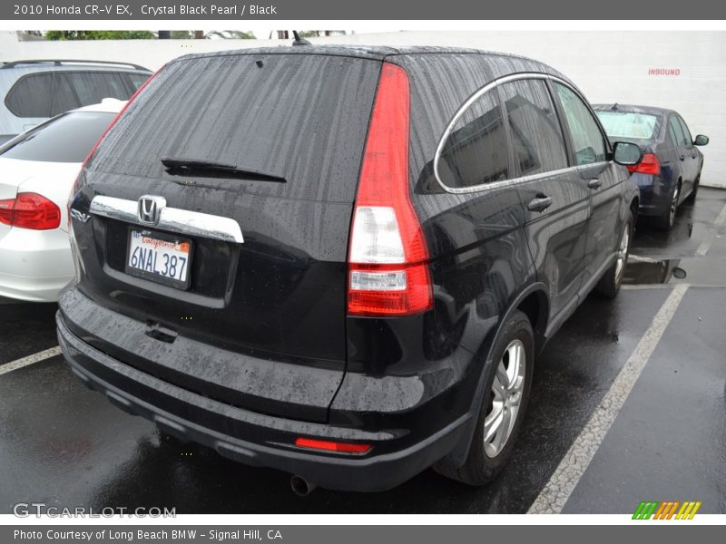 Crystal Black Pearl / Black 2010 Honda CR-V EX
