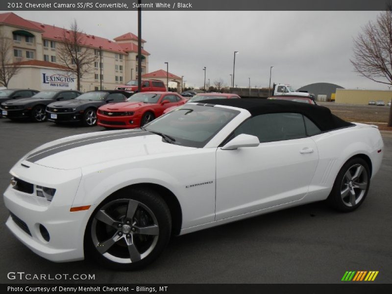 Summit White / Black 2012 Chevrolet Camaro SS/RS Convertible