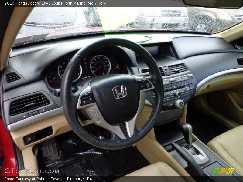 Dashboard of 2010 Accord EX-L Coupe