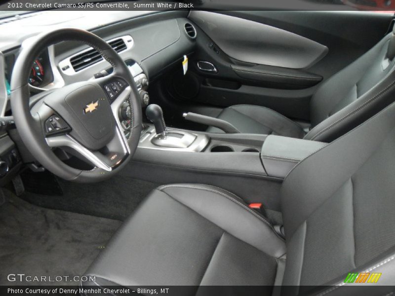 Summit White / Black 2012 Chevrolet Camaro SS/RS Convertible