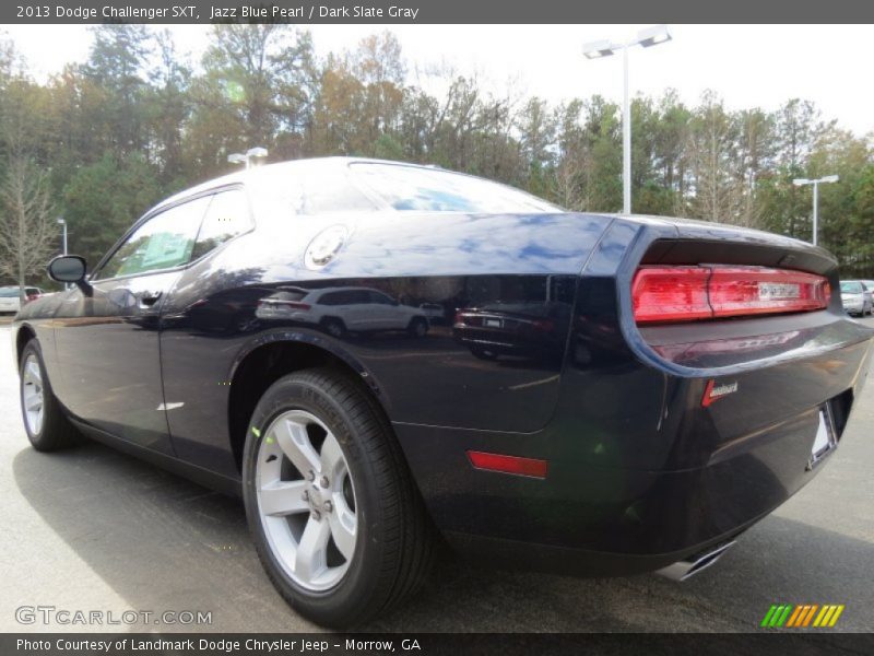 Jazz Blue Pearl / Dark Slate Gray 2013 Dodge Challenger SXT
