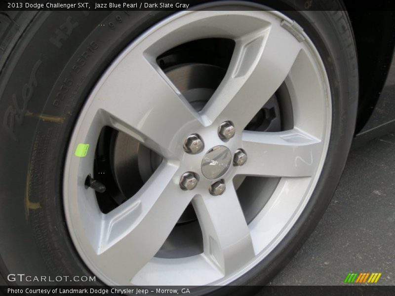 Jazz Blue Pearl / Dark Slate Gray 2013 Dodge Challenger SXT