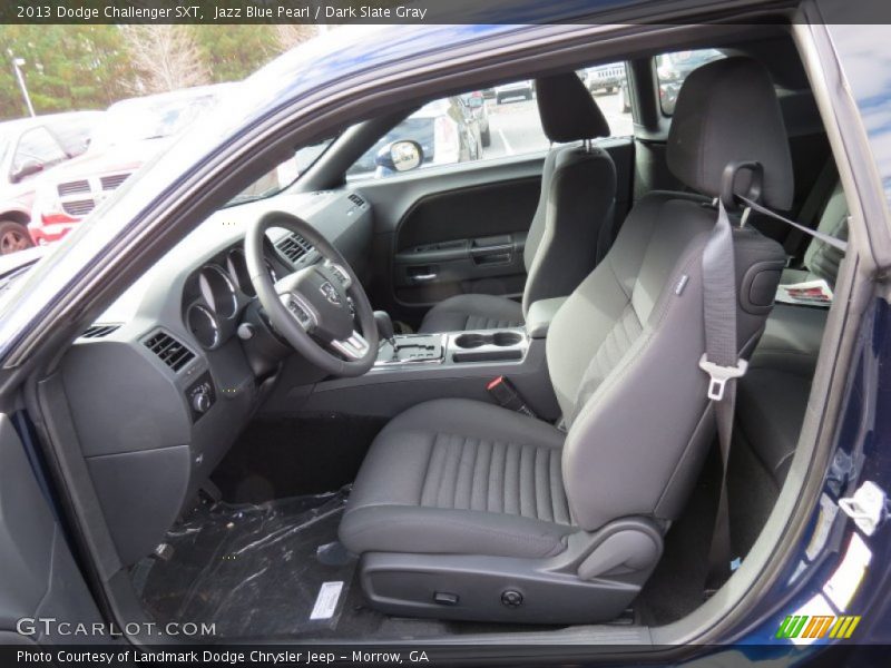 Jazz Blue Pearl / Dark Slate Gray 2013 Dodge Challenger SXT