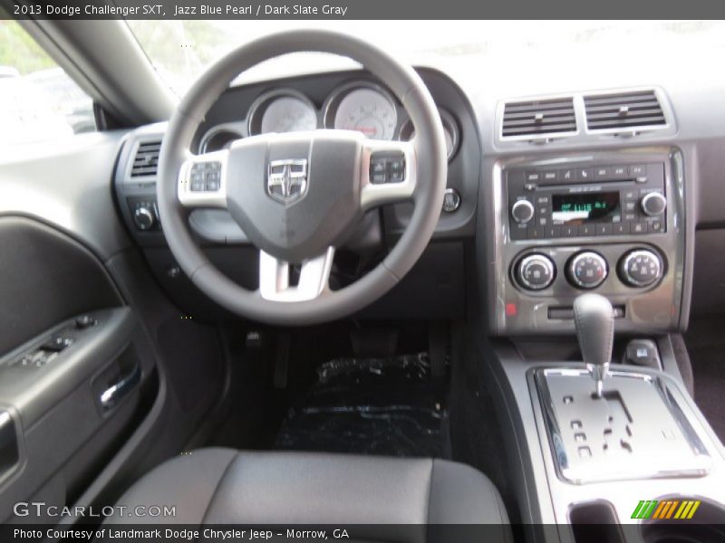 Jazz Blue Pearl / Dark Slate Gray 2013 Dodge Challenger SXT