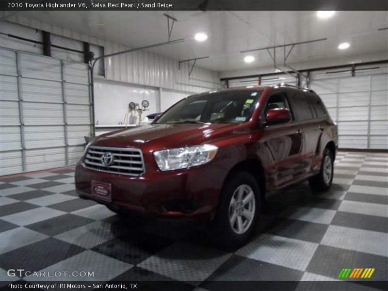 Salsa Red Pearl / Sand Beige 2010 Toyota Highlander V6