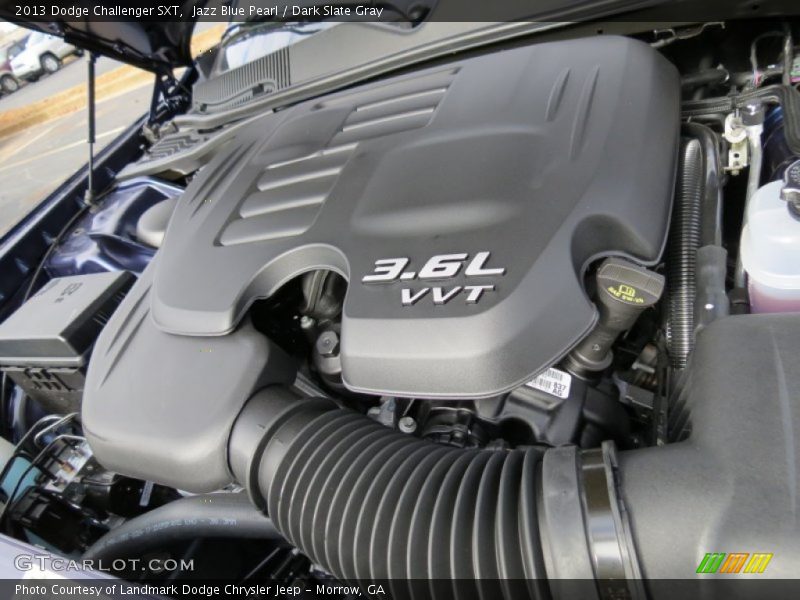Jazz Blue Pearl / Dark Slate Gray 2013 Dodge Challenger SXT