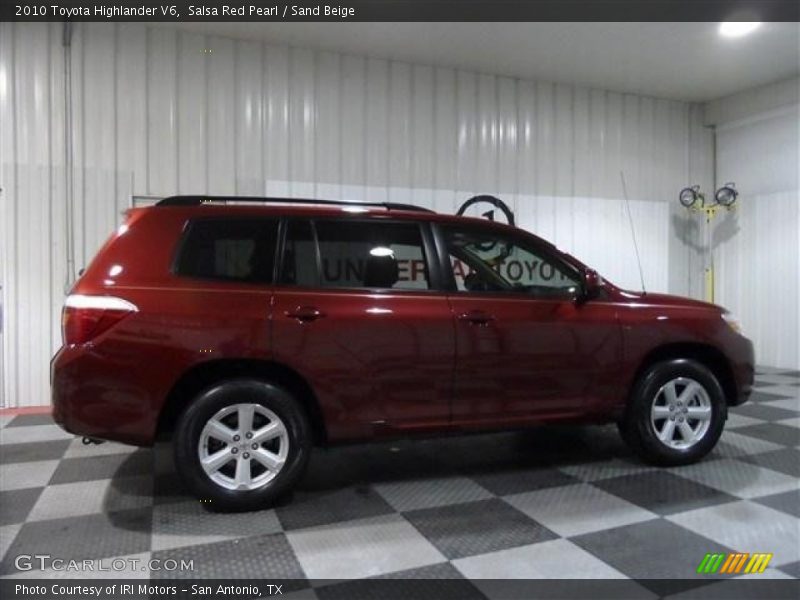 Salsa Red Pearl / Sand Beige 2010 Toyota Highlander V6