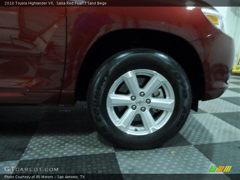 Salsa Red Pearl / Sand Beige 2010 Toyota Highlander V6