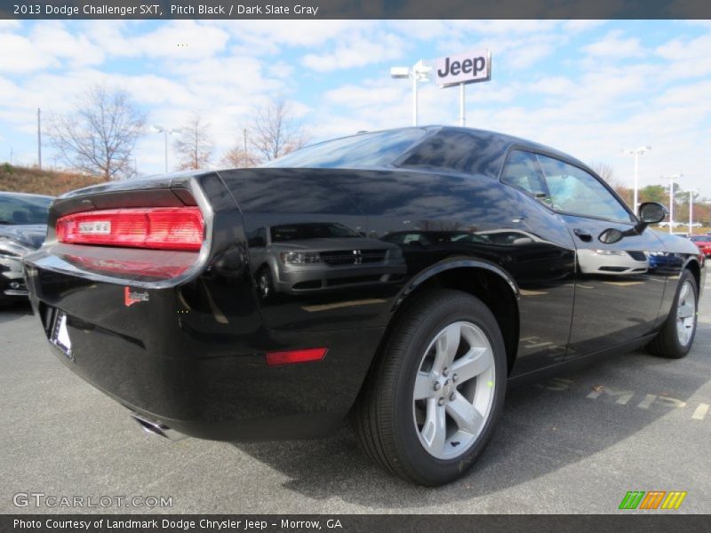 Pitch Black / Dark Slate Gray 2013 Dodge Challenger SXT