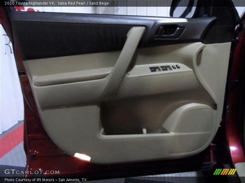 Salsa Red Pearl / Sand Beige 2010 Toyota Highlander V6