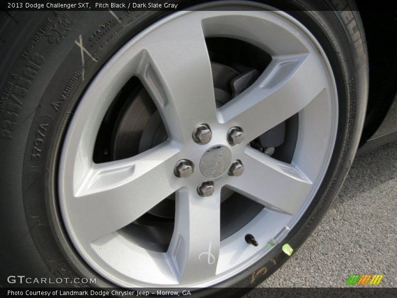 Pitch Black / Dark Slate Gray 2013 Dodge Challenger SXT