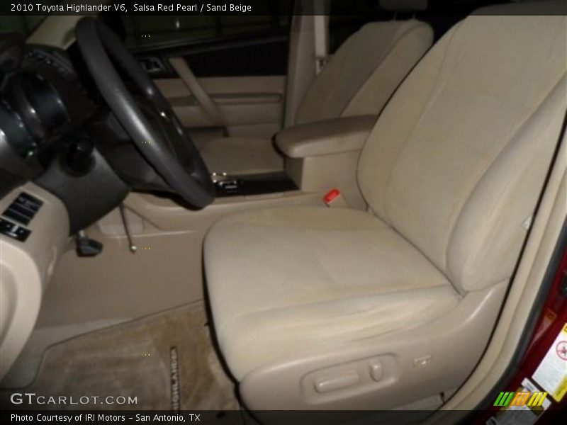 Salsa Red Pearl / Sand Beige 2010 Toyota Highlander V6