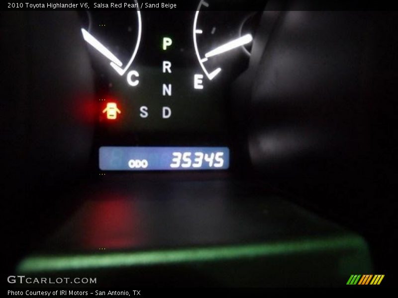 Salsa Red Pearl / Sand Beige 2010 Toyota Highlander V6