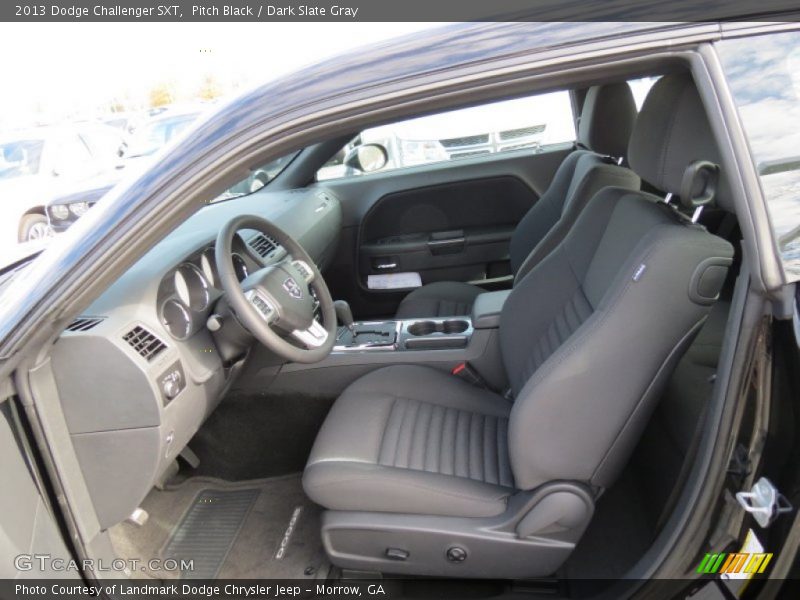Pitch Black / Dark Slate Gray 2013 Dodge Challenger SXT