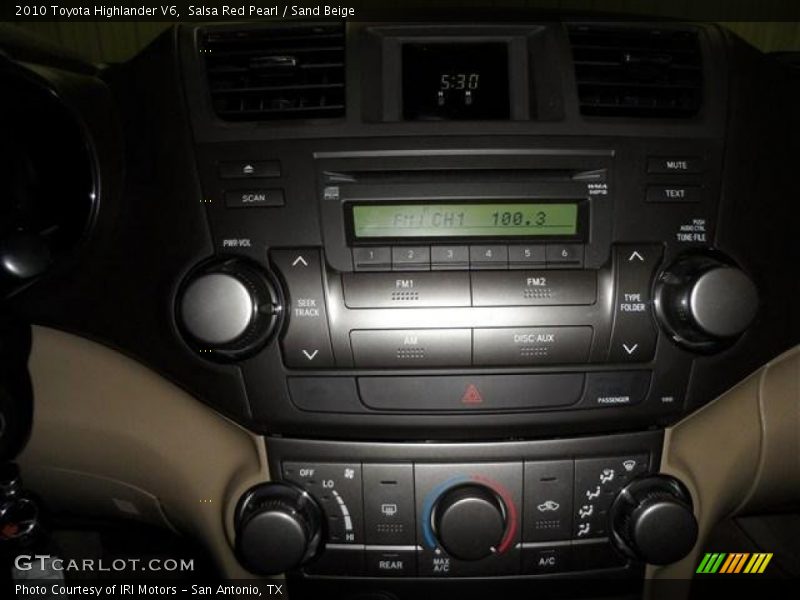 Salsa Red Pearl / Sand Beige 2010 Toyota Highlander V6