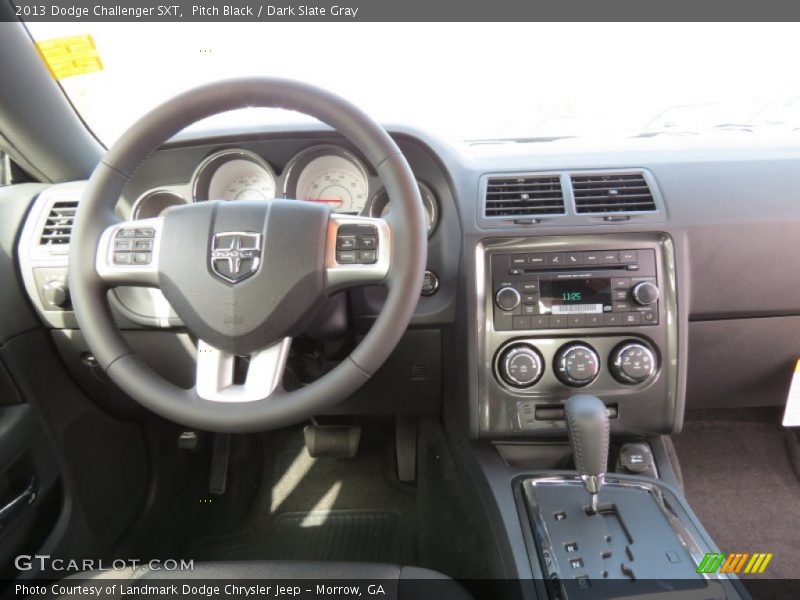 Pitch Black / Dark Slate Gray 2013 Dodge Challenger SXT