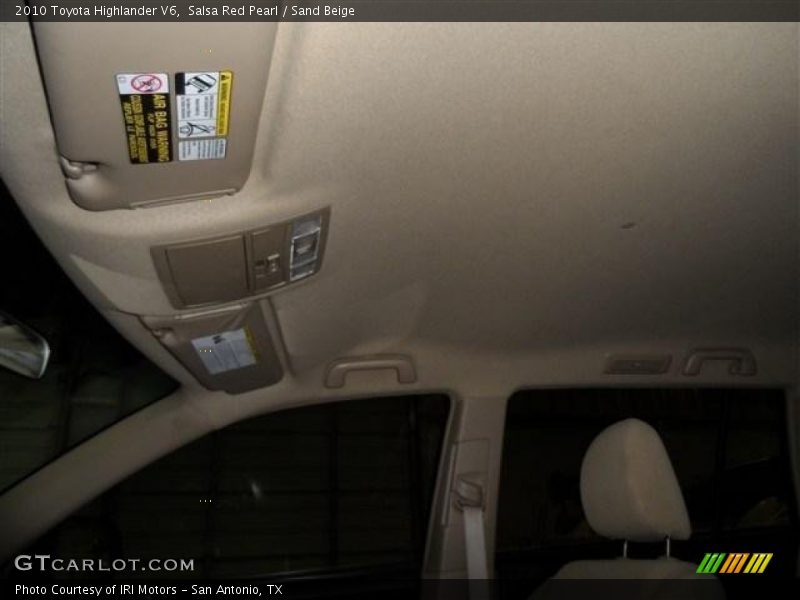 Salsa Red Pearl / Sand Beige 2010 Toyota Highlander V6