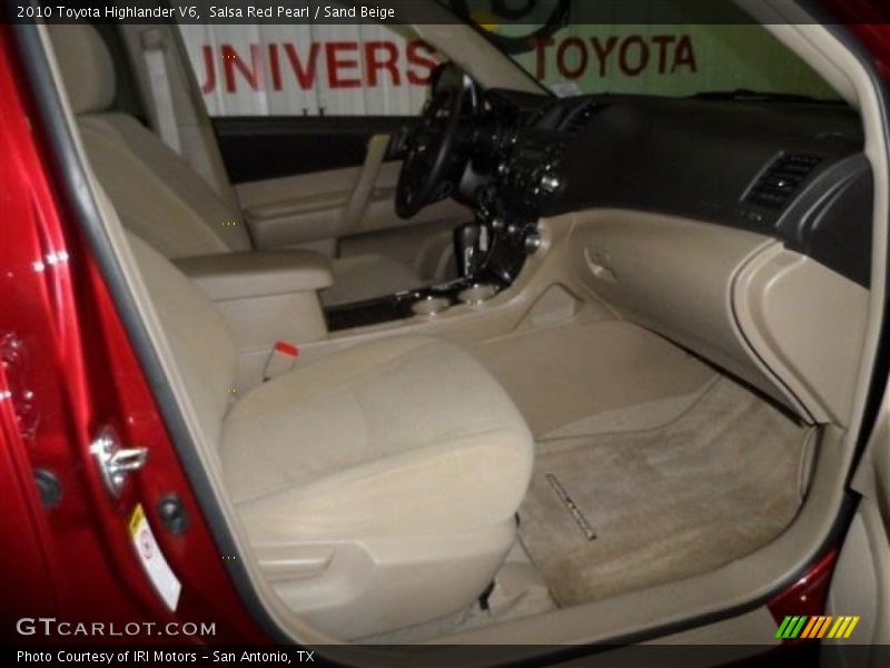 Salsa Red Pearl / Sand Beige 2010 Toyota Highlander V6