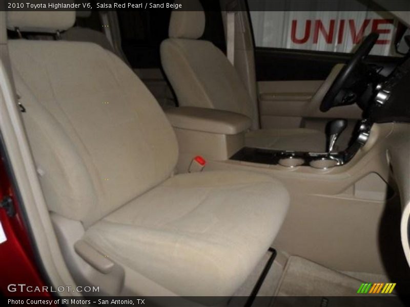 Salsa Red Pearl / Sand Beige 2010 Toyota Highlander V6