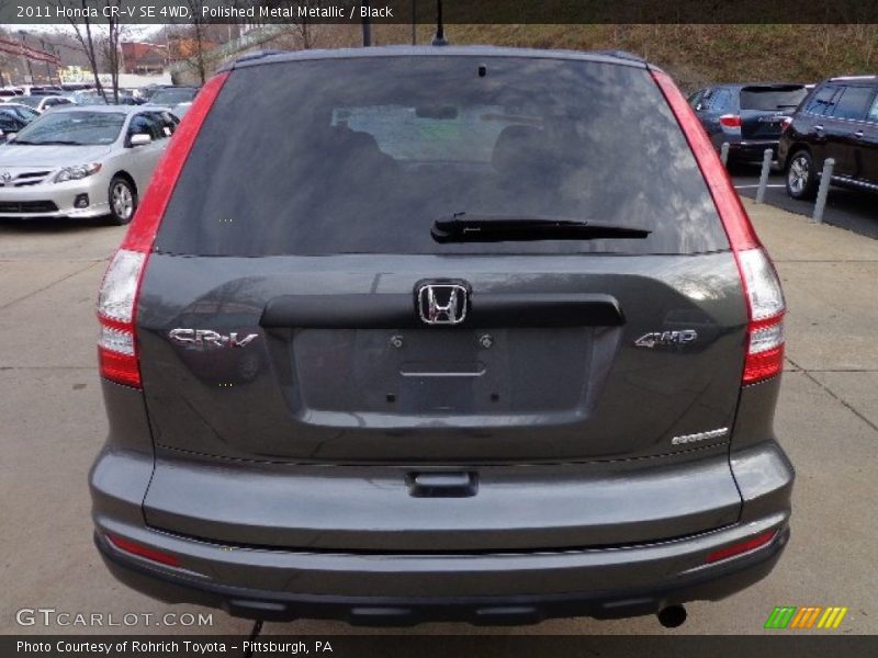 Polished Metal Metallic / Black 2011 Honda CR-V SE 4WD