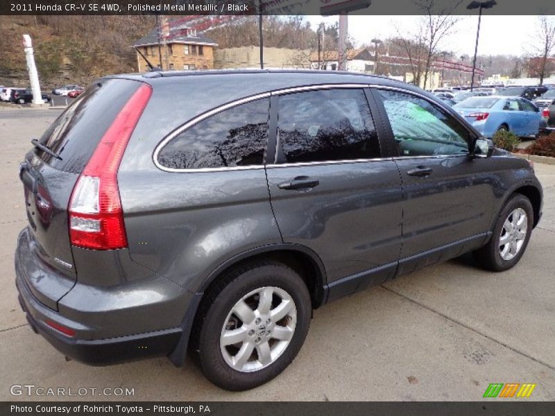 Polished Metal Metallic / Black 2011 Honda CR-V SE 4WD