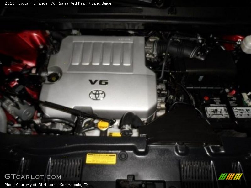 Salsa Red Pearl / Sand Beige 2010 Toyota Highlander V6