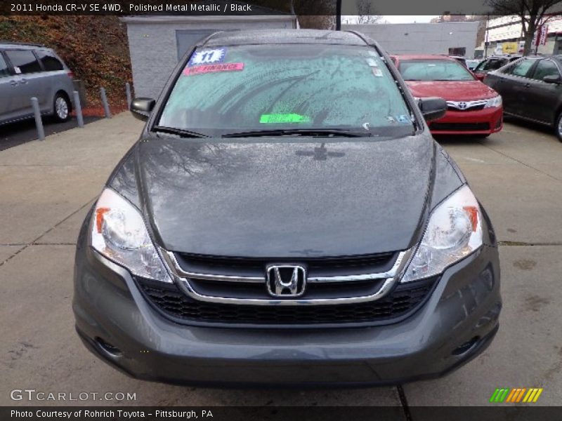 Polished Metal Metallic / Black 2011 Honda CR-V SE 4WD
