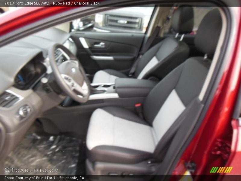 Ruby Red / Charcoal Black 2013 Ford Edge SEL AWD