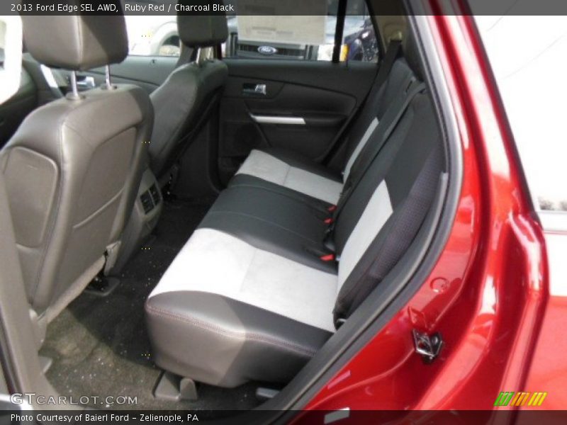 Ruby Red / Charcoal Black 2013 Ford Edge SEL AWD
