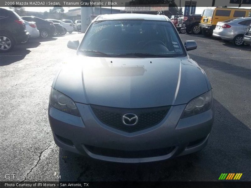 Titanium Gray Metallic / Black 2006 Mazda MAZDA3 i Sedan